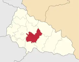 Иршавский район на карте