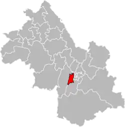 Фонтен-Сесине на карте