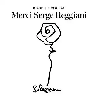 Обложка альбома Изабель Буле «Merci Serge Reggiani» (2014)