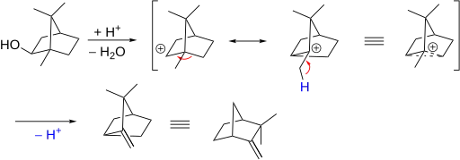 Пример перегруппировки Вагнера — Меервейна