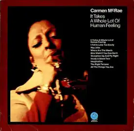 Обложка альбома Кармен Макрей «It Takes a Whole Lot of Human Feeling» (1973)