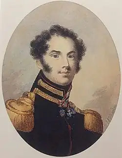 Портрет работы неизвестного художника,копия 1834 г. с оригинала 1815-1816 гг.