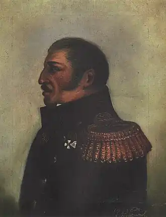 портрет работы Петра Бажанова, 1912 г.