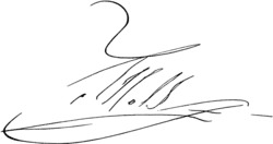 Изображение автографа
