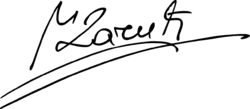 Изображение автографа