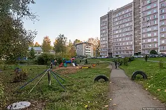 Двор дома № 56 по Тверской улице