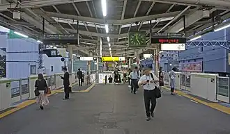 Платформа линии Яманотэ