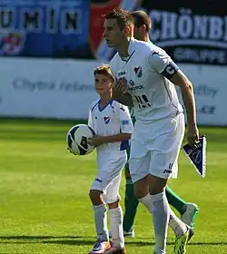 Ян Грегуш в форме «Баника»