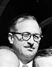 Джек Пиддингтон на конференции Международного союза радионаук (11 августа 1952 года)