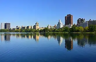 Вид на водохранилище осенью 2016 года