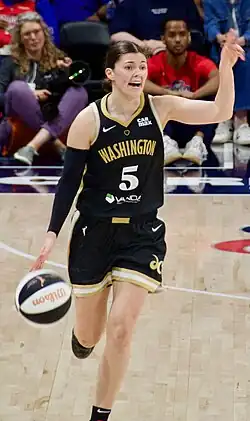 Мельбурн в игре за «Вашингтон Мистикс» против «Атланта Дрим» (15 июня 2025 года)