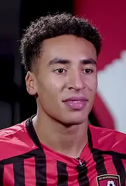 Хилл в составе «Борнмута» в 2022 году