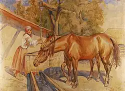 «Конь на водопое»