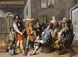 Отречение Апостола Петра. 1633. Холст, масло. Музей изобразительных искусств, Зугло, Венгрия