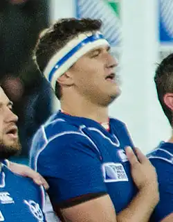 Вентер перед матчем чемпионата мира 2015 года против Новой Зеландии