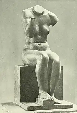 Женский торс. Бронза