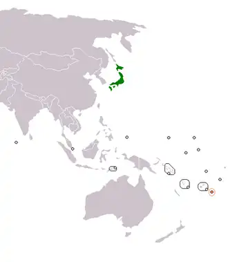 Тонга и Япония