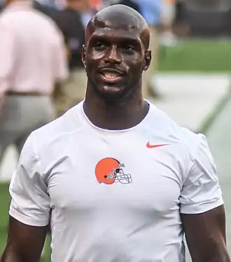 Маккорти во время выступлений за «Браунс» (2017)