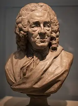 Бернар де Фонтенель. 1749. Терракота. Художественный музей Карнеги, Питтсбург, Пенсильвания. США