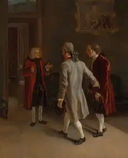 Вольтер встречает гостей. Между 1750 и 1775. Эрмитаж