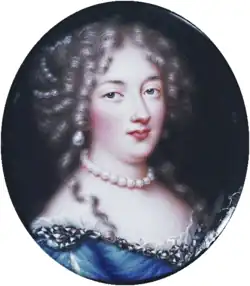 Портрет Луизы де Ла Бом Ле Блан, герцогини Ла Вальер. Медь, эмаль. Музей искусства и истории, Женева