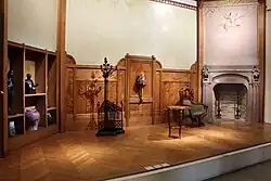 Фрагмент интерьера зала кавалеров, спроектированного Дамптом в экспозиции музея Орсе, Париж