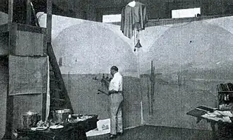 Жан де Палеолог в своей студии в США