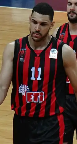 Джефф Эйрс в игре за «Эскишехир» в 2018 году