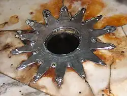 Серебряная звезда в пещере Рождества