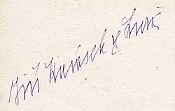 Изображение автографа