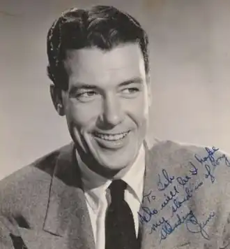 Джим Бэннон. Рекламное фото к фильму «Я люблю тайну» (1945)