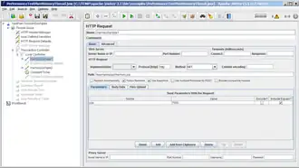 Скриншот программы Apache JMeter