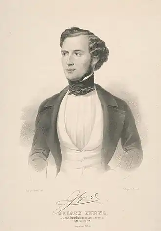 Иоганн Гунгль в молодости