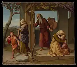 Изгнание Агари. Между 1839 и 1841. Холст, масло. Метрополитен-музей, Нью-Йорк