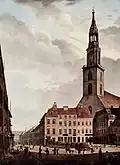 Берлин, Новый рынок и Мариенкирхе (1828)
