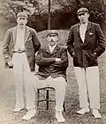 Слева направо: Джон, Билли и Джордж Ганн (около 1904)