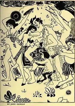 Вакх и Силен, 1895