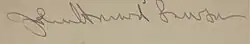 Изображение автографа