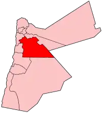 Амман на карте