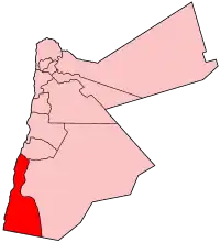 Акаба на карте