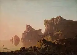 Залив в Салерно. Холст, масло. Чикагский институт искусств, США