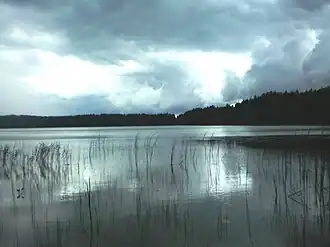 Озеро Йоскутис летом 2007 года.