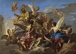 Апофеоз Святого Луки Руанского. 1704. Холст, масло. Музей изящных искусств, Руан