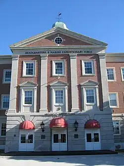 Штаб 2-го экспедиционного соединения на территории Кэмп-Лежен.