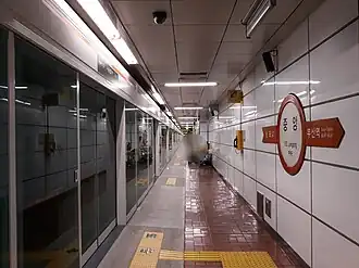 Платформа станции