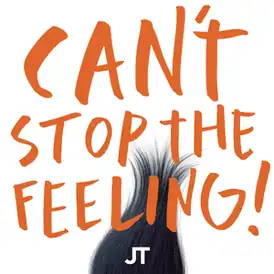 Обложка сингла Джастина Тимберлейка «Can't Stop the Feeling!» (2016)