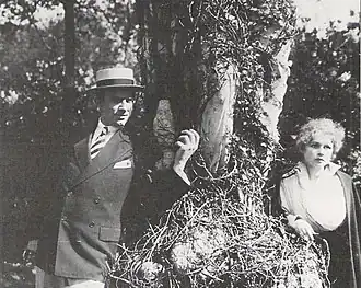 Кард из фильма. Бела Лугоши и Ила Лот.