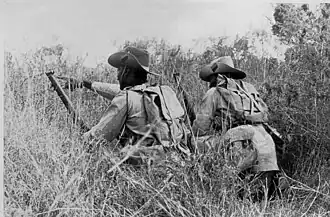 Учения Королевских африканских стрелков в Кении, 1944 год