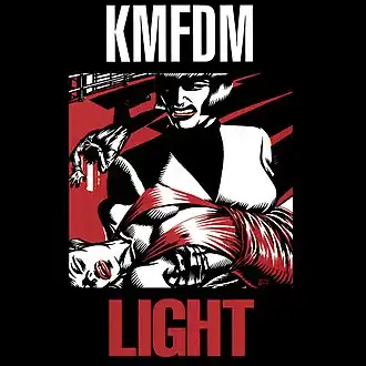 Обложка сингла KMFDM «Light» (1994)