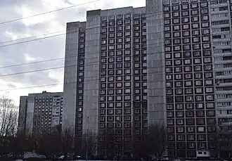Первые дома серии КОПЭ на ул. Академика Пилюгина